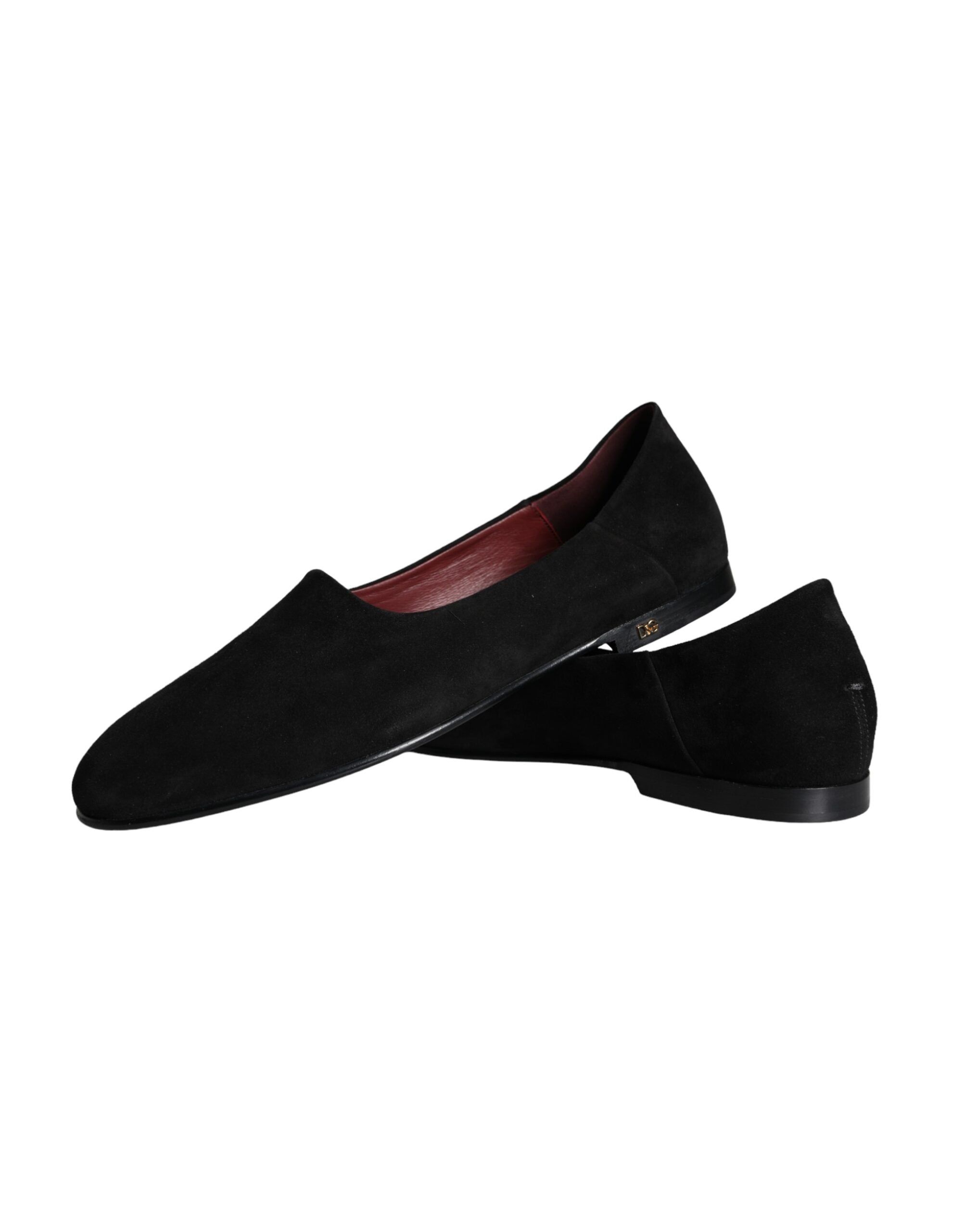 Dolce & Gabbana - Black Suede Loafers Formal Slip On