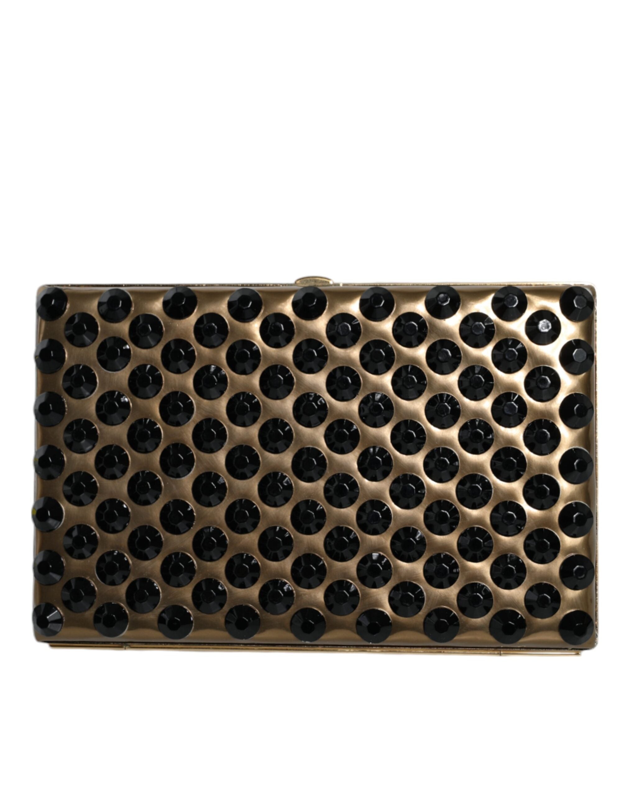 Dolce & Gabbana – Crystal-Embellished Miniature Clutch Purse in Gold