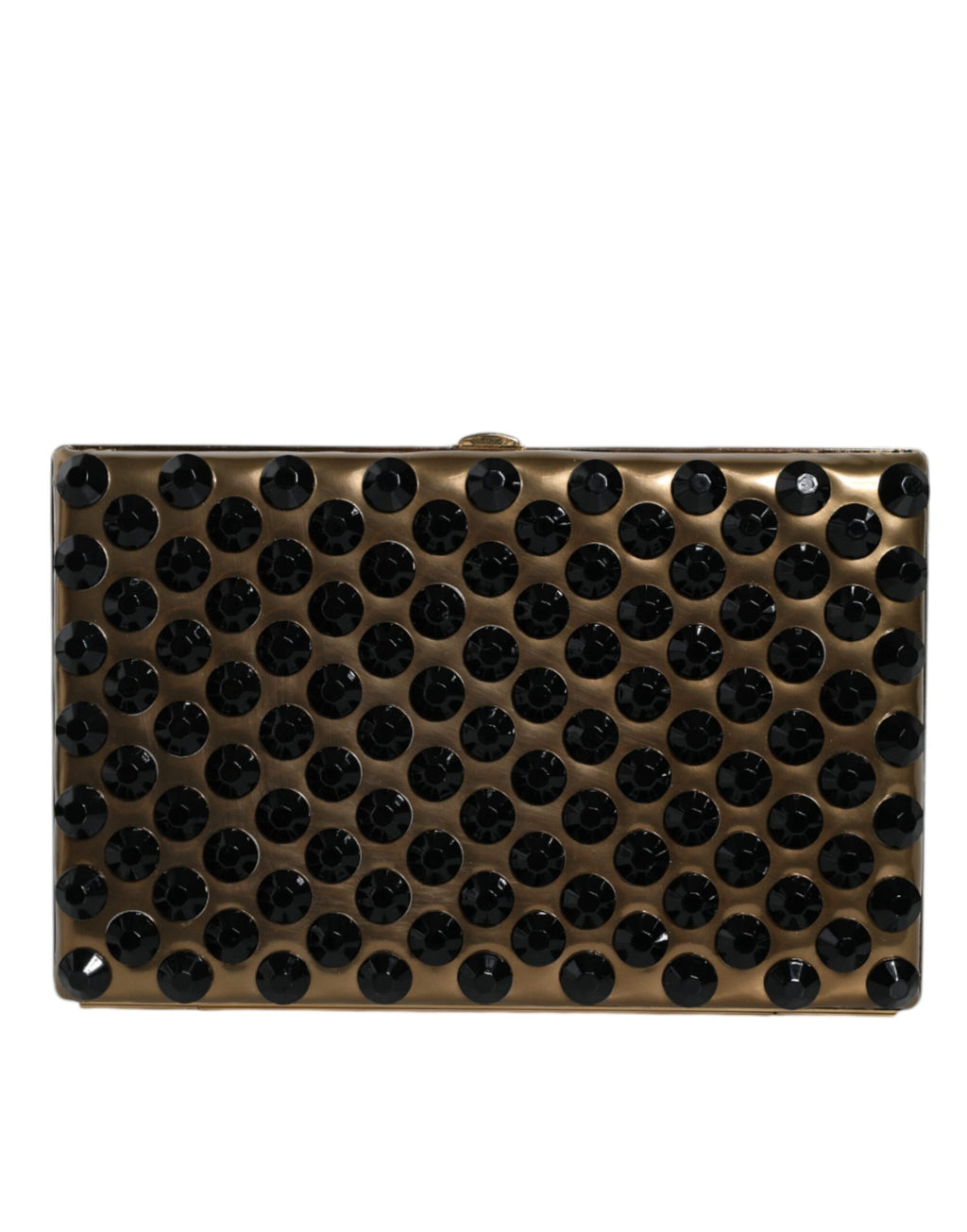 Dolce & Gabbana – Crystal-Embellished Miniature Clutch Purse in Gold