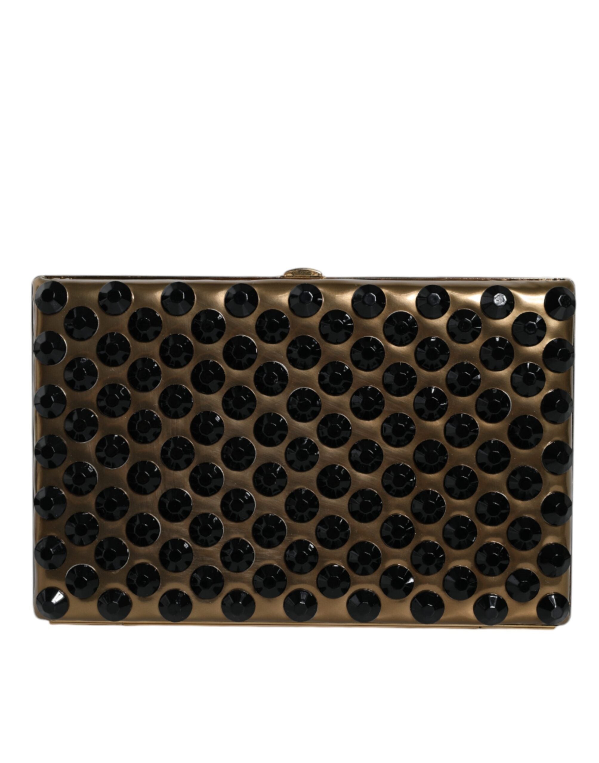 Dolce & Gabbana – Crystal-Embellished Miniature Clutch Purse in Gold
