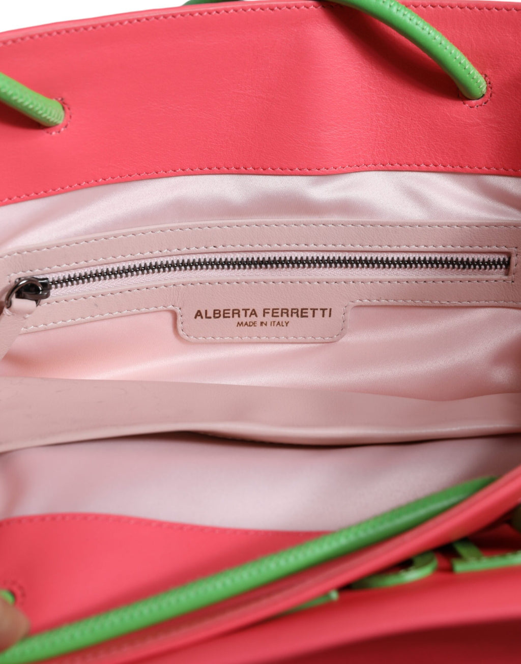 Alberta Ferretti – Pink Wednesday Leather Tote