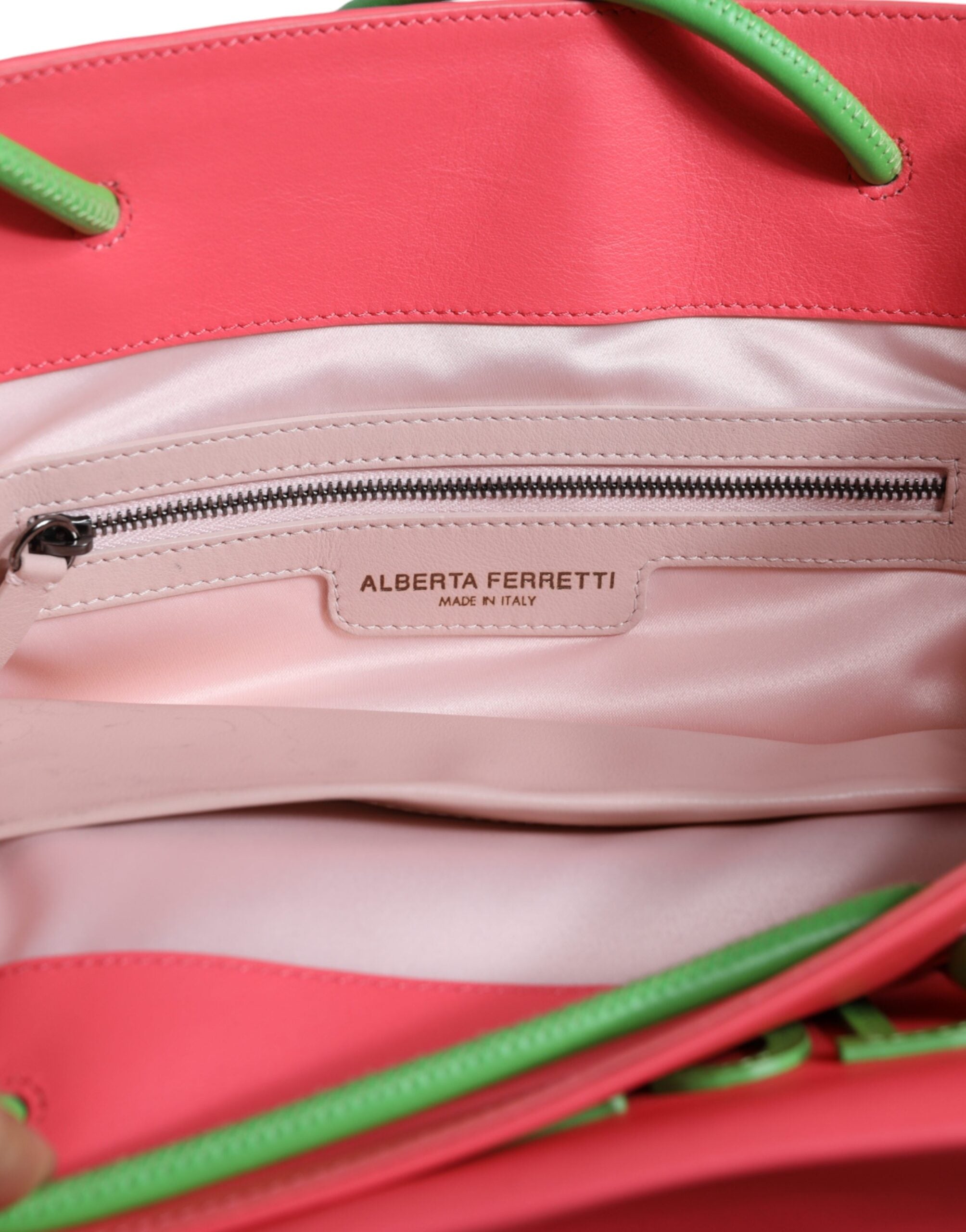 Alberta Ferretti – Pink Wednesday Leather Tote