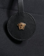 Versace – Black Crossbody Bag with Dual Handles