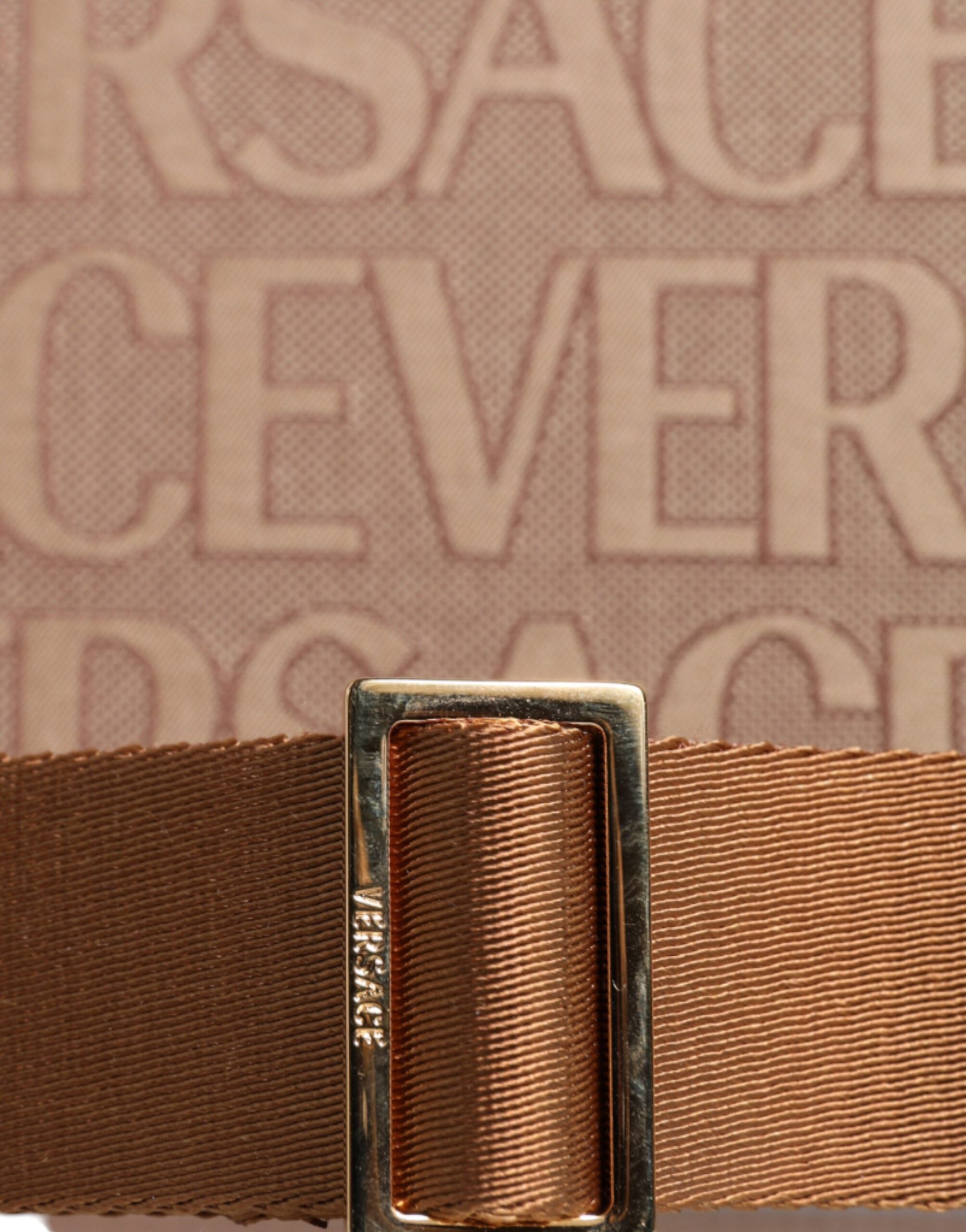 Versace – Brown Crossbody Tote Bag