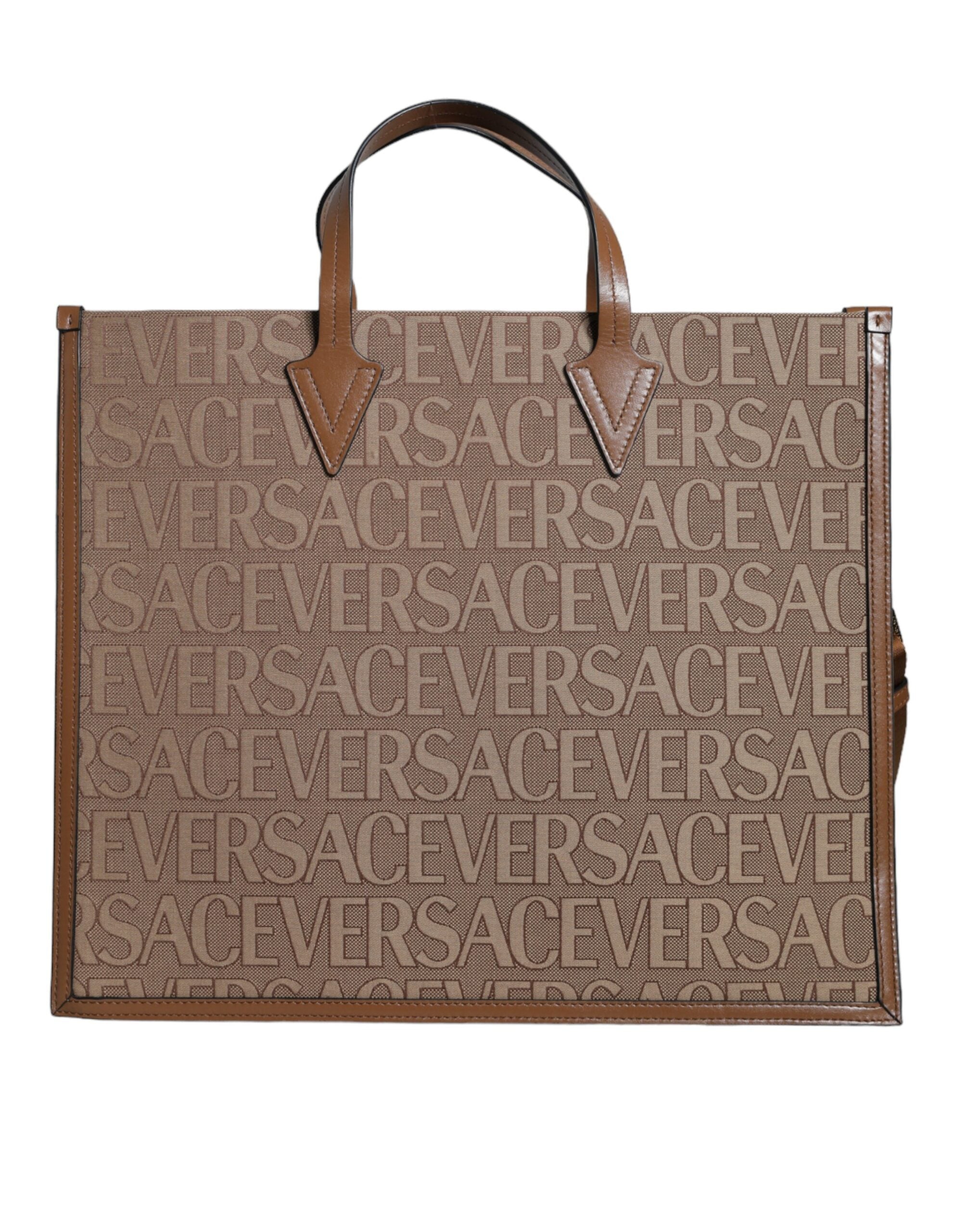 Versace – Brown Crossbody Tote Bag