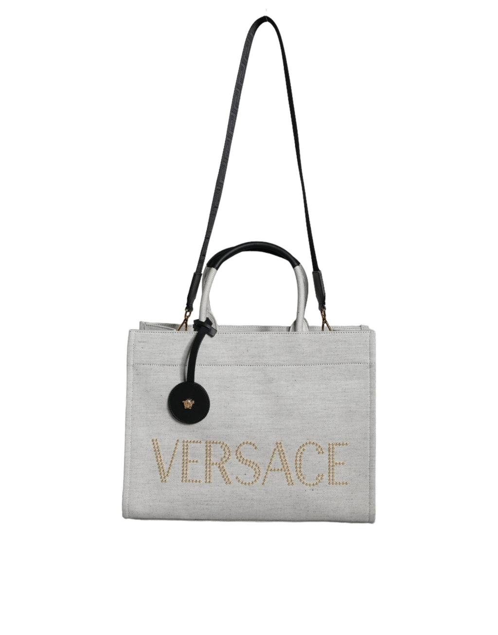 Versace – White and Black Tote Bag