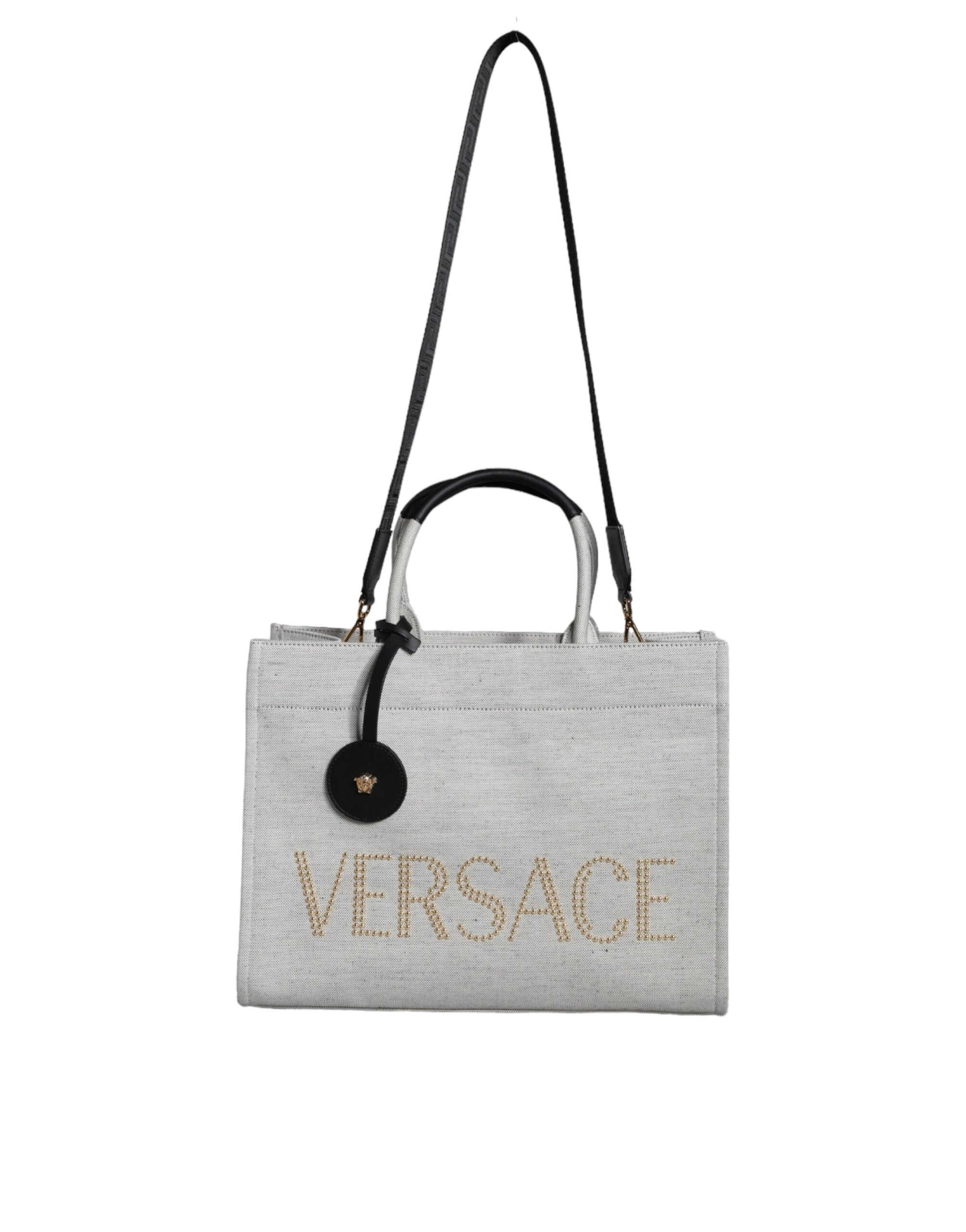 Versace – White and Black Tote Bag
