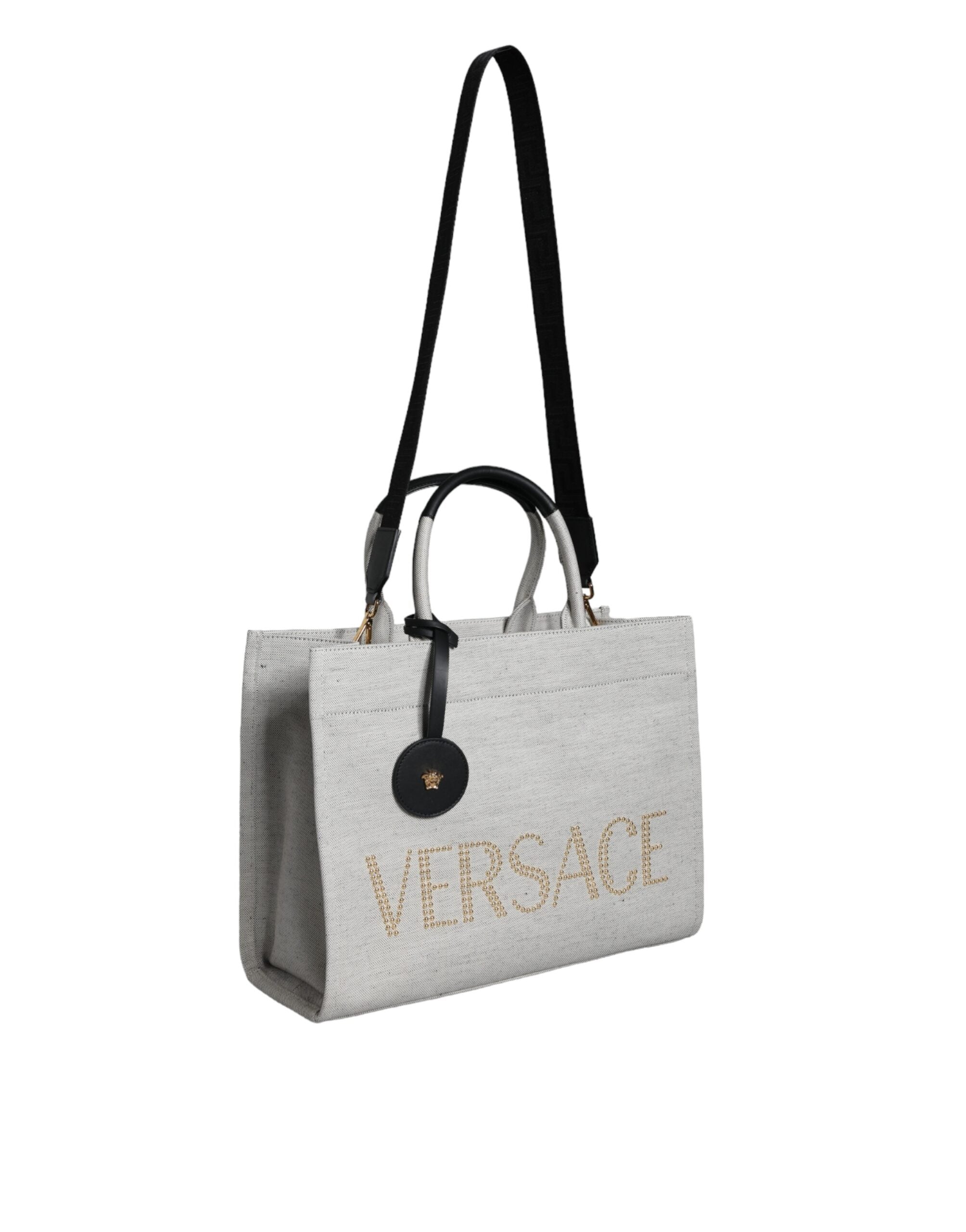 Versace – White and Black Tote Bag