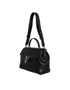Versace – Black Grainy Calfskin Crossbody Bag