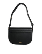 Versace – Black Calf Leather Shoulder Bag