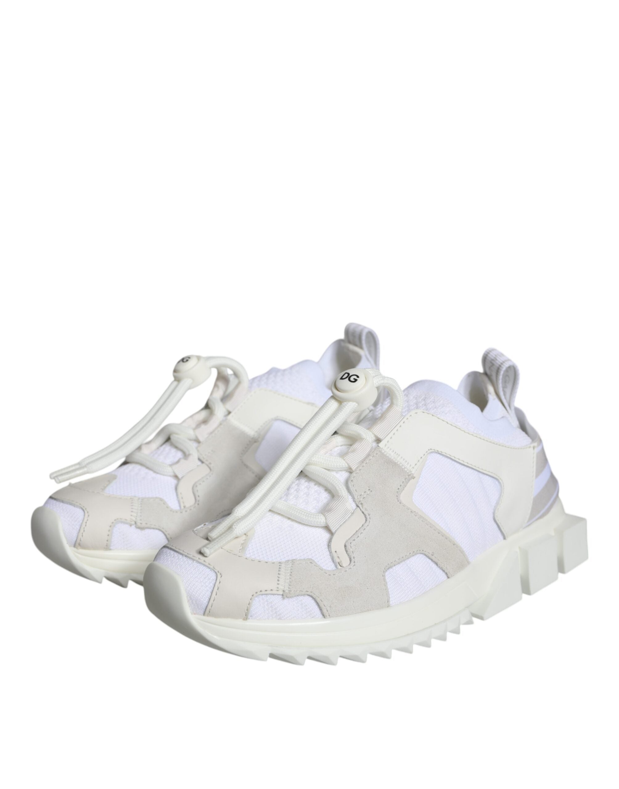 Dolce & Gabbana - White Mesh Sorrento Trekking Sneakers