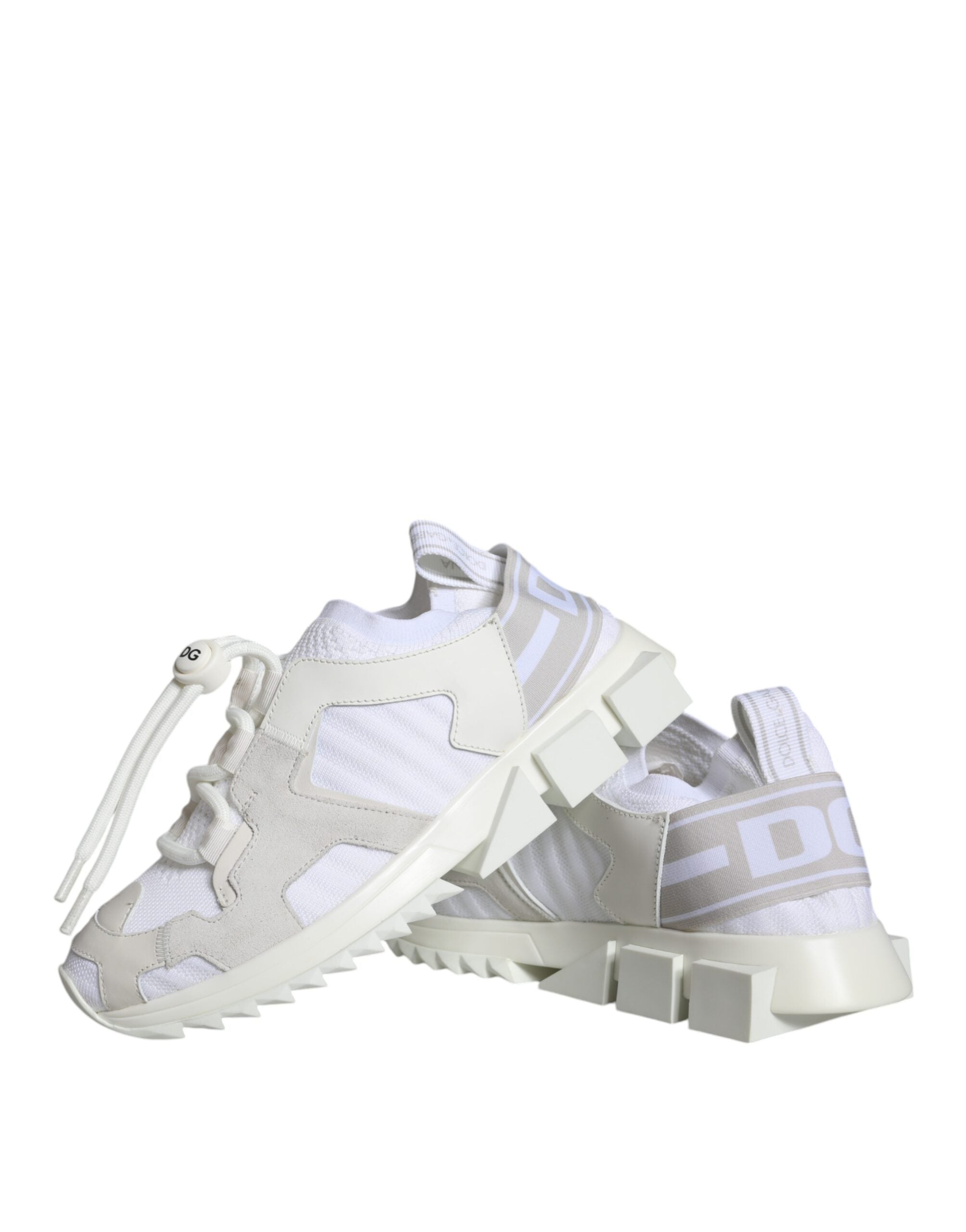 Dolce & Gabbana - White Mesh Sorrento Trekking Sneakers