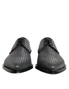 Dolce & Gabbana  - Silver Polyurethane Derby Formal