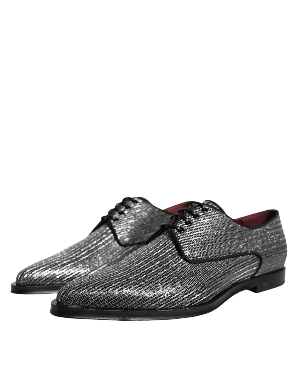Dolce & Gabbana  - Silver Polyurethane Derby Formal