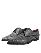 Dolce & Gabbana  - Silver Polyurethane Derby Formal