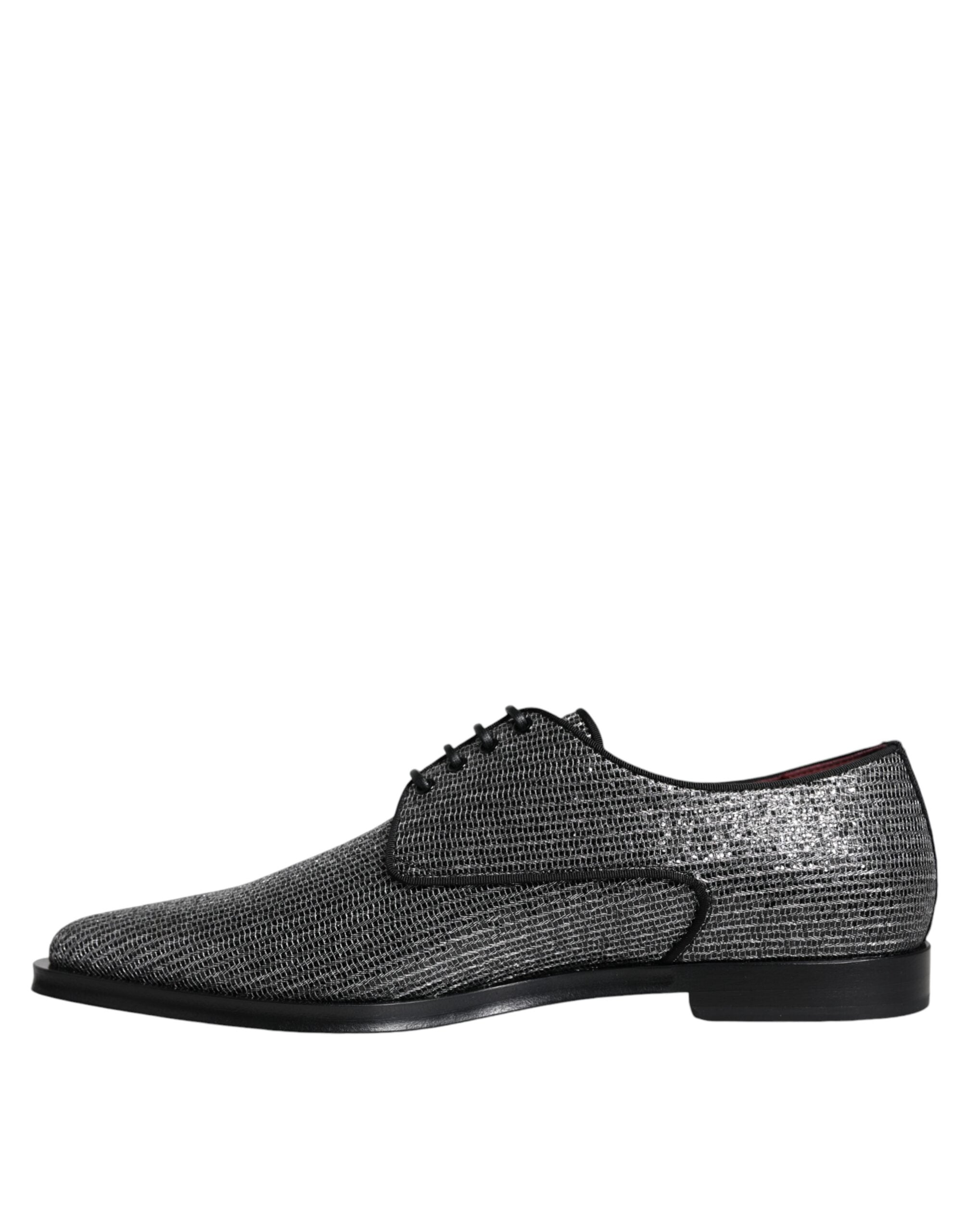 Dolce & Gabbana  - Silver Polyurethane Derby Formal