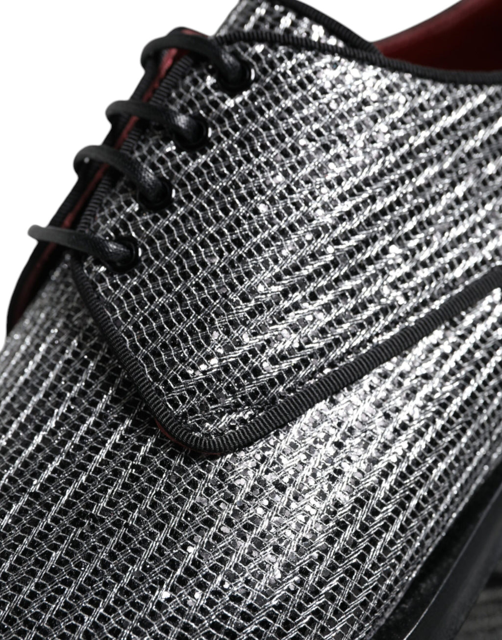 Dolce & Gabbana  - Silver Polyurethane Derby Formal