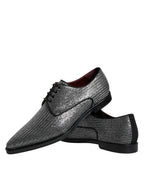 Dolce & Gabbana  - Silver Polyurethane Derby Formal