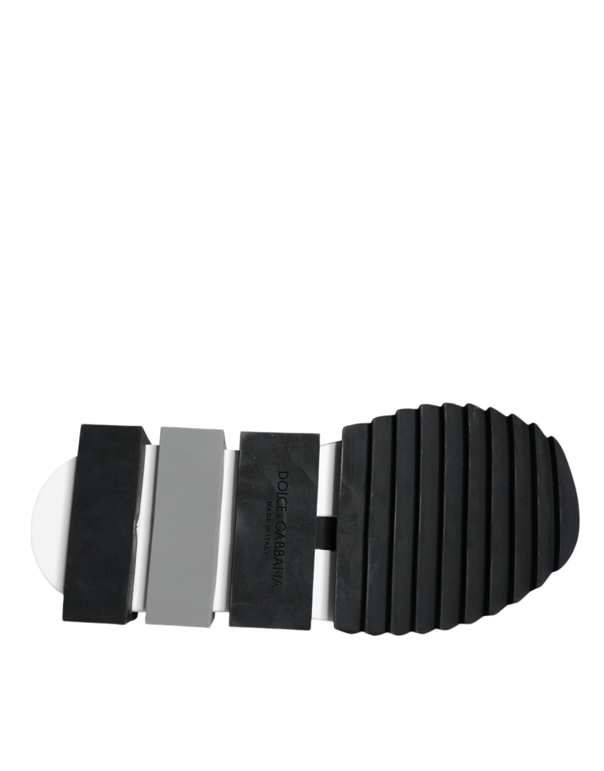 Dolce & Gabbana - Black White Sorrento Low Top Sneakers