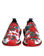 Dolce & Gabbana - Multicolor Geranium Sorrento Sneakers