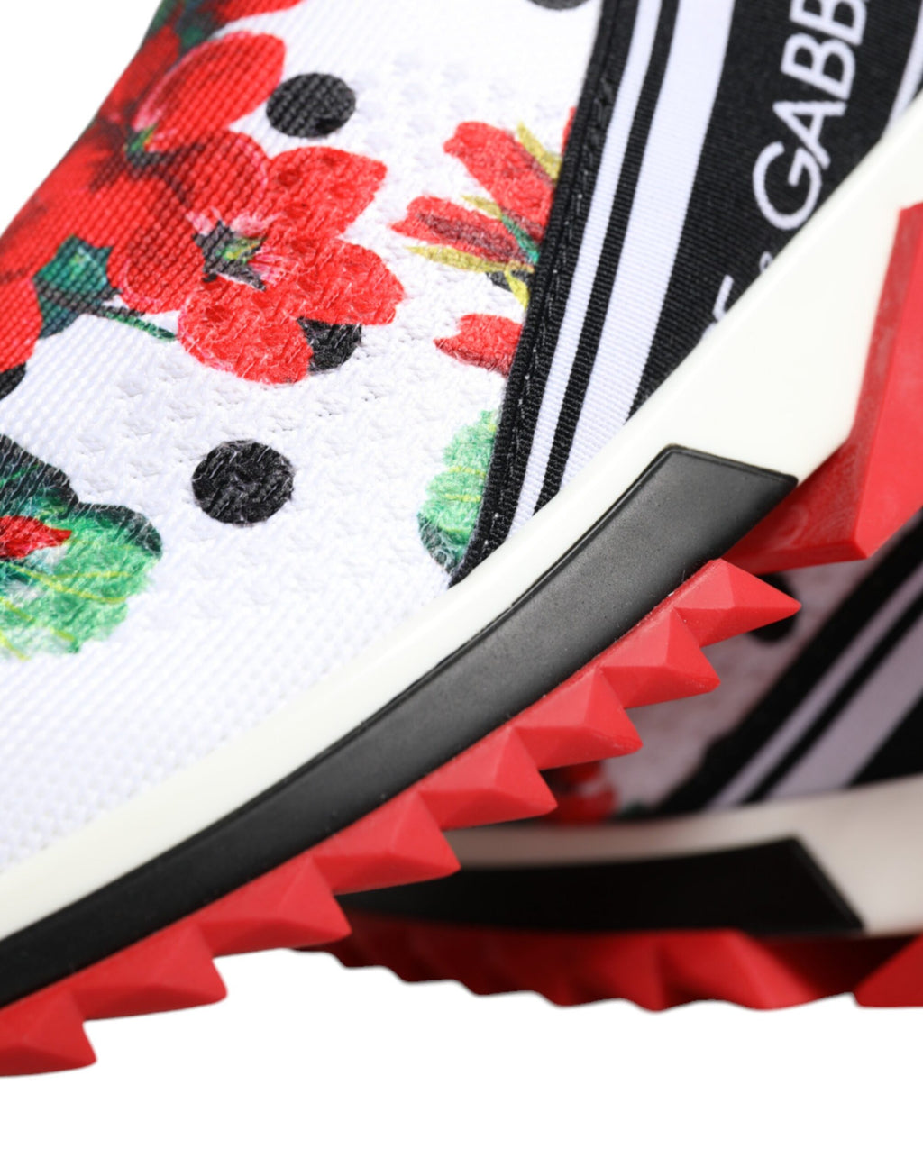 Dolce & Gabbana - Multicolor Geranium Sorrento Sneakers