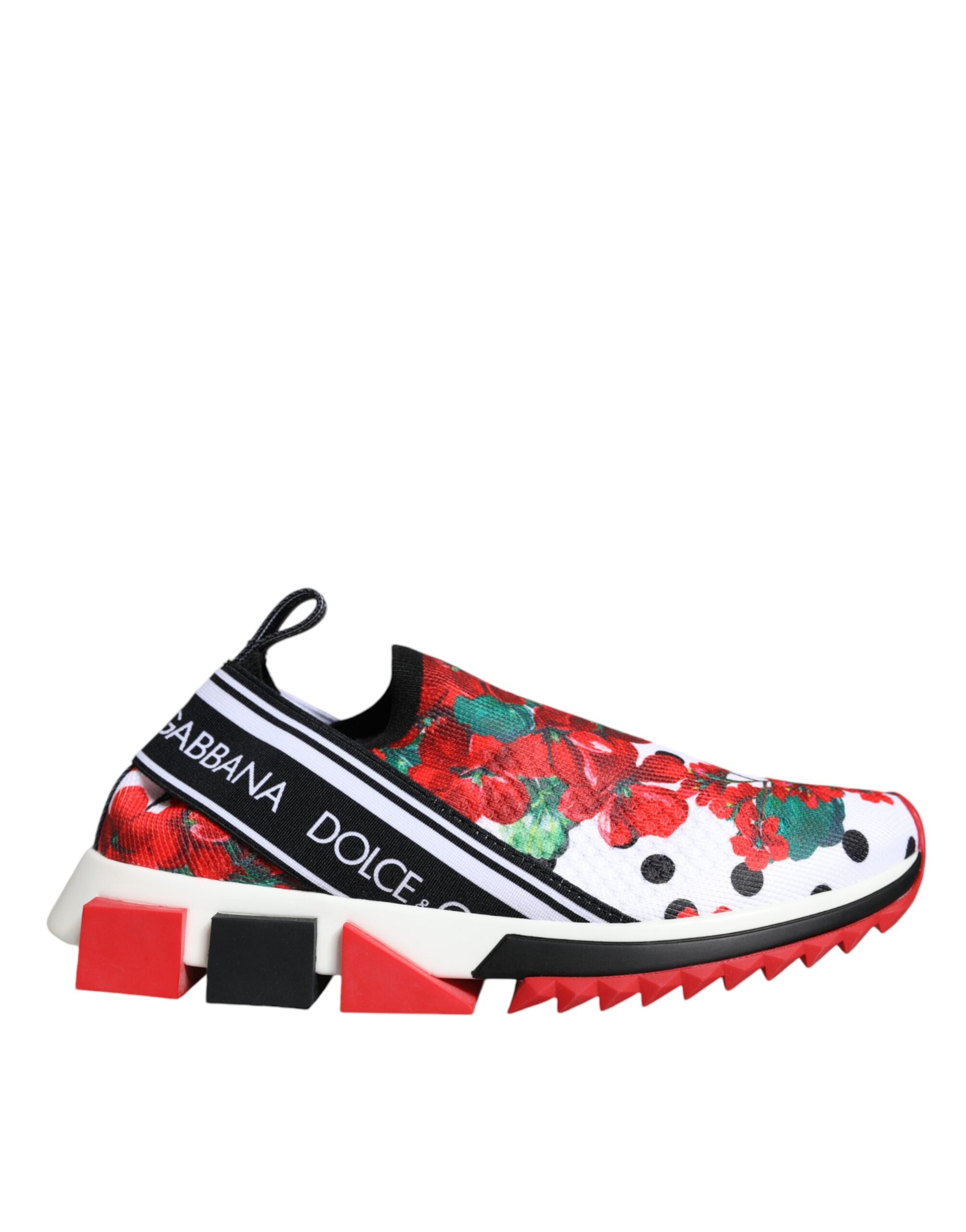 Dolce & Gabbana - Multicolor Geranium Sorrento Sneakers