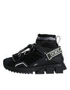 Dolce & Gabbana - Black Sorrento Socks Logo Sneakers