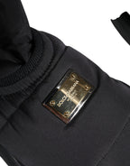 Dolce & Gabbana - Black Slip On Wave Socks Sneakers Shoes