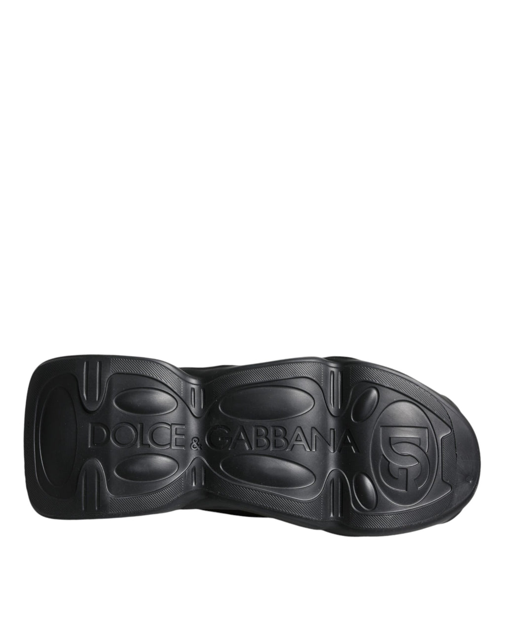 Dolce & Gabbana - Black Slip On Wave Socks Sneakers Shoes