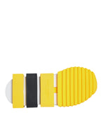 Dolce & Gabbana - Yellow Sorrento Crystals Low Top Sneakers