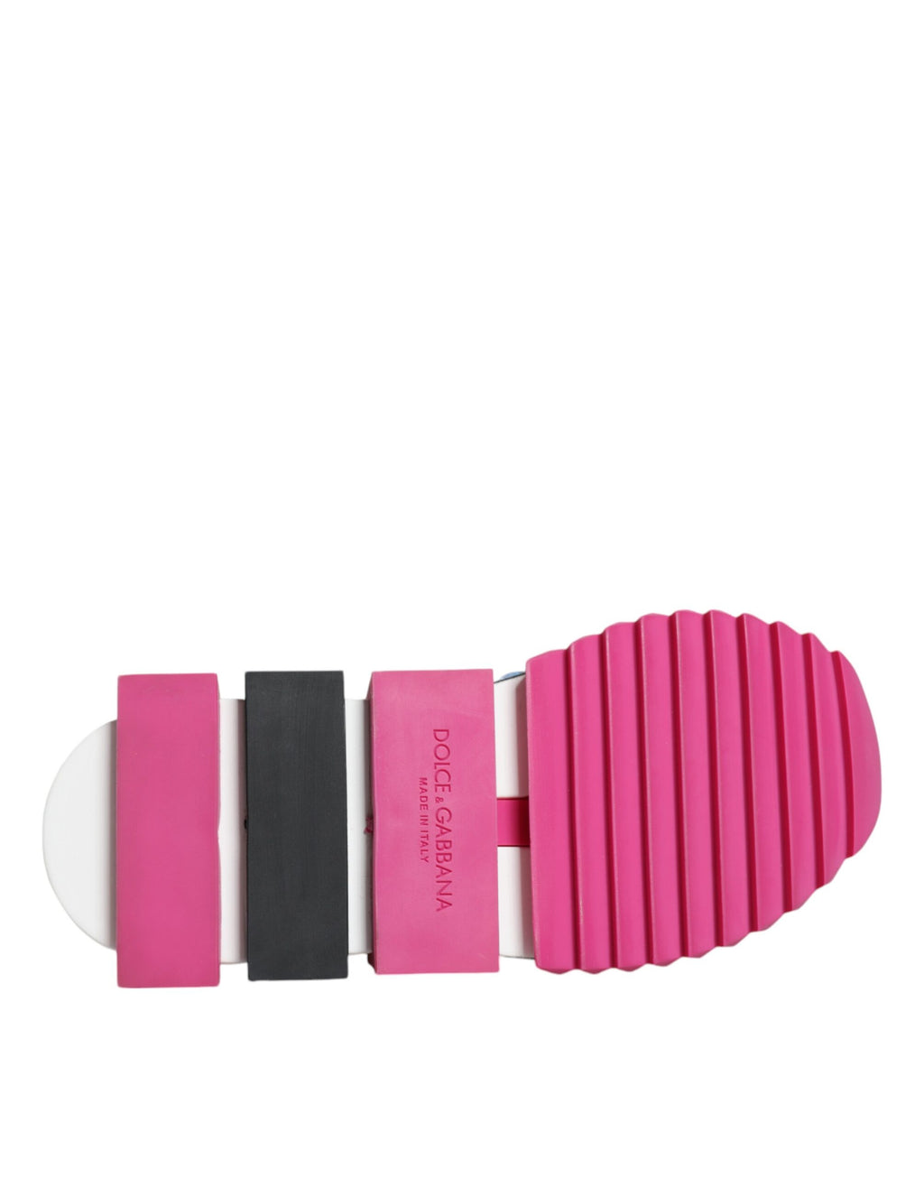 Dolce & Gabbana - Pink Sorrento Crystals Low Top Sneakers