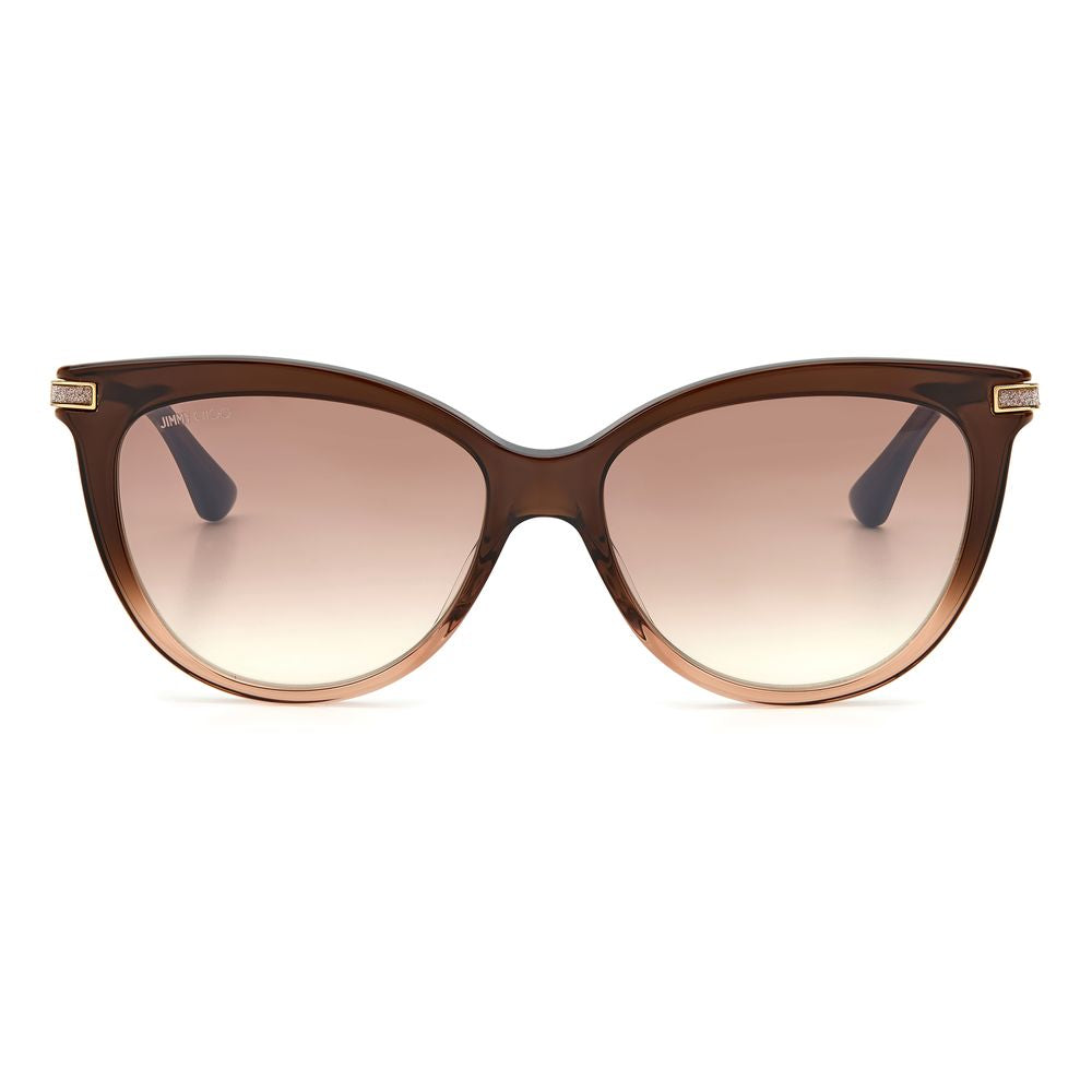 Jimmy Choo – Brown Acetate Gradient Sunglasses