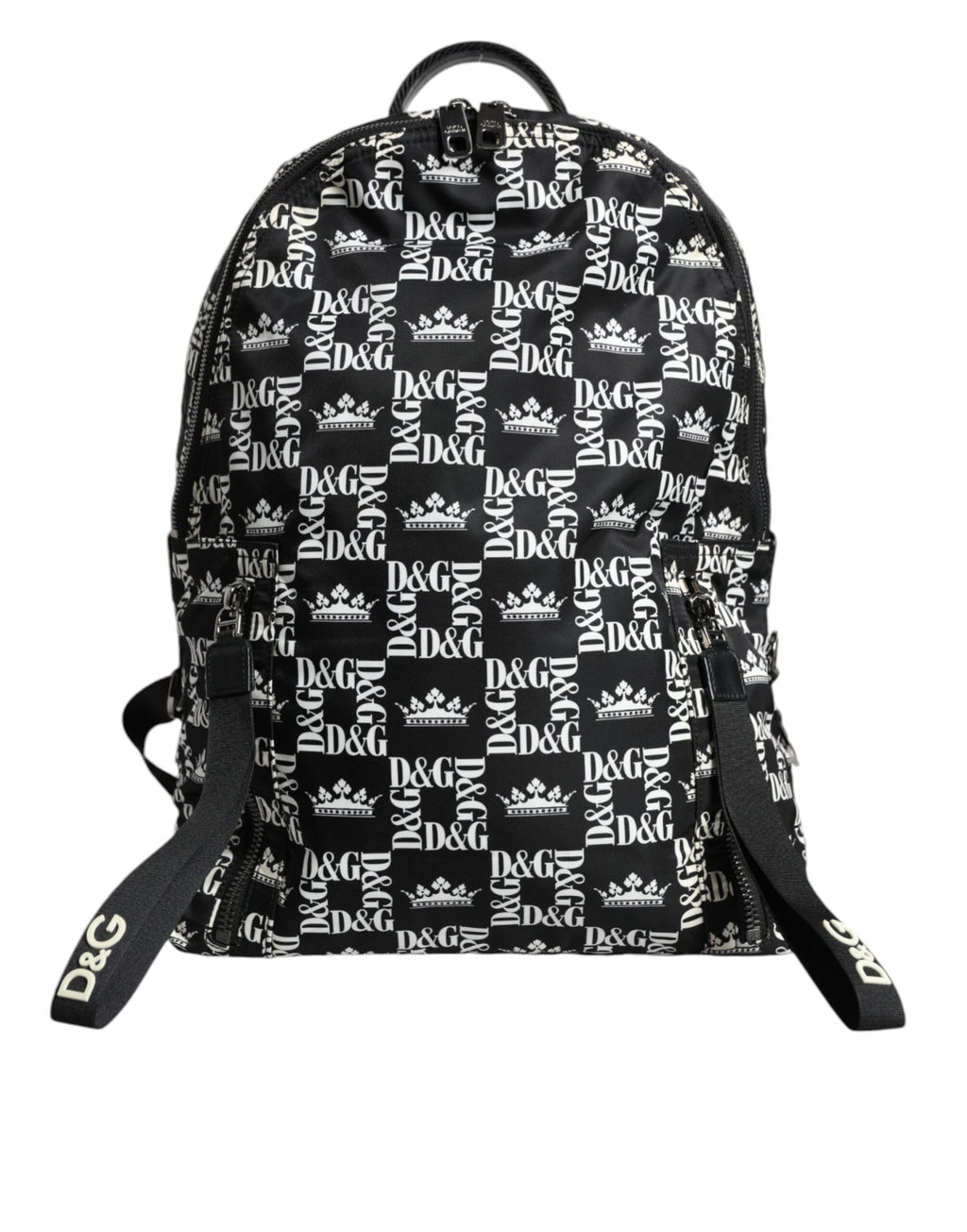 Dolce & Gabbana – Black & White DG Crown Backpack
