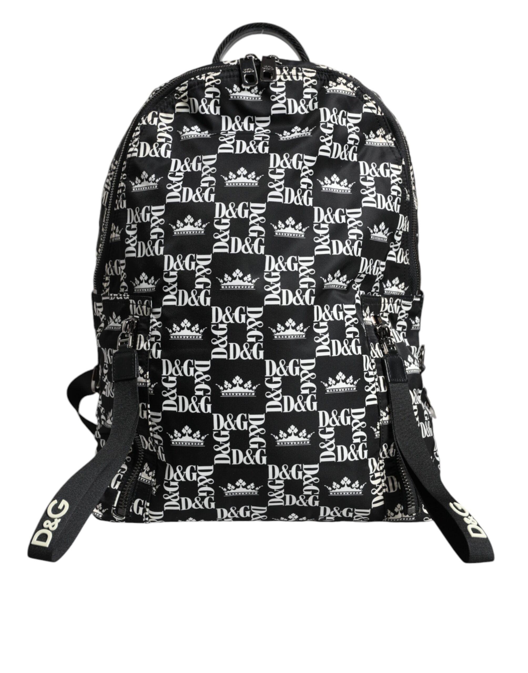 Dolce & Gabbana – Black & White DG Crown Backpack
