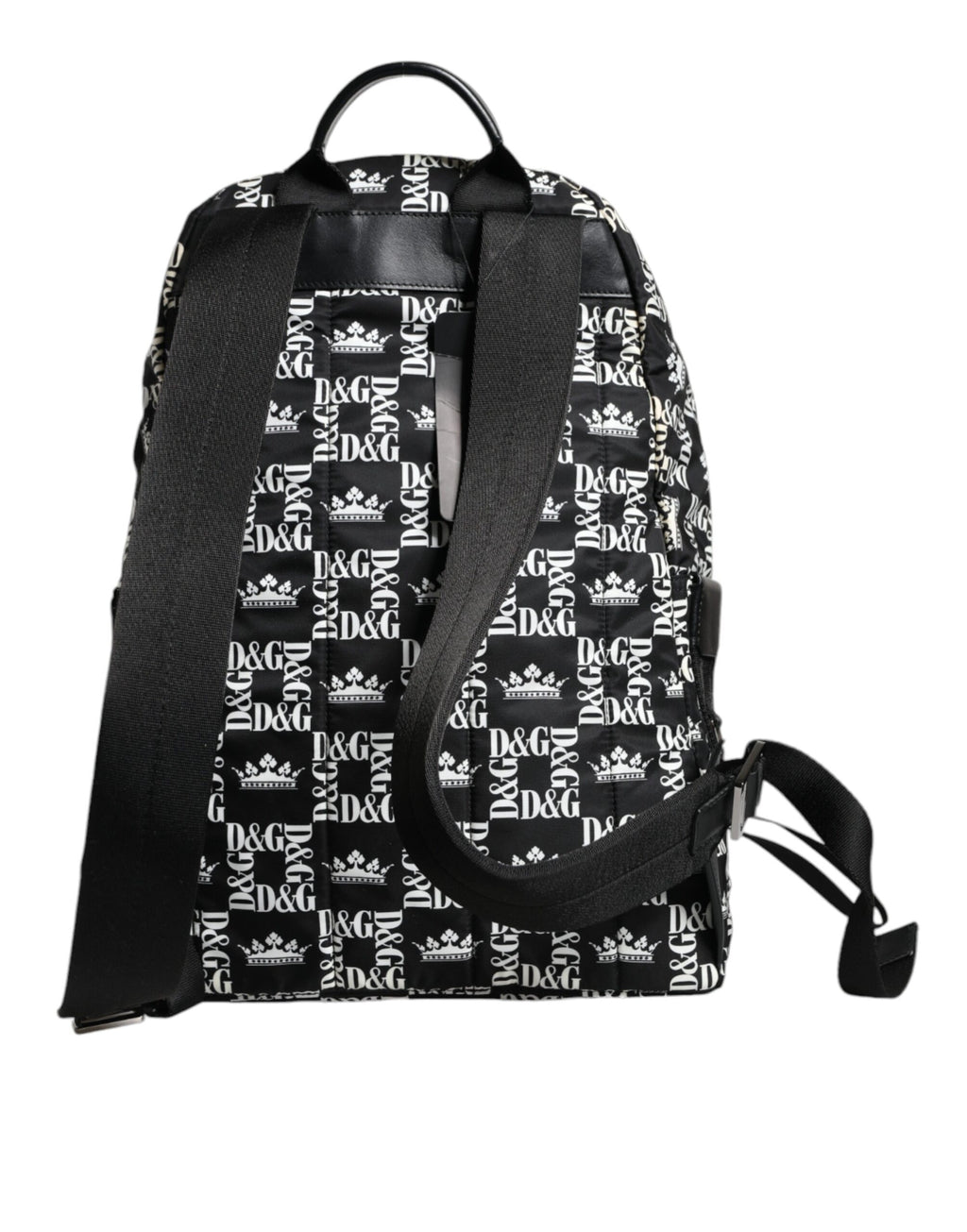 Dolce & Gabbana – Black & White DG Crown Backpack
