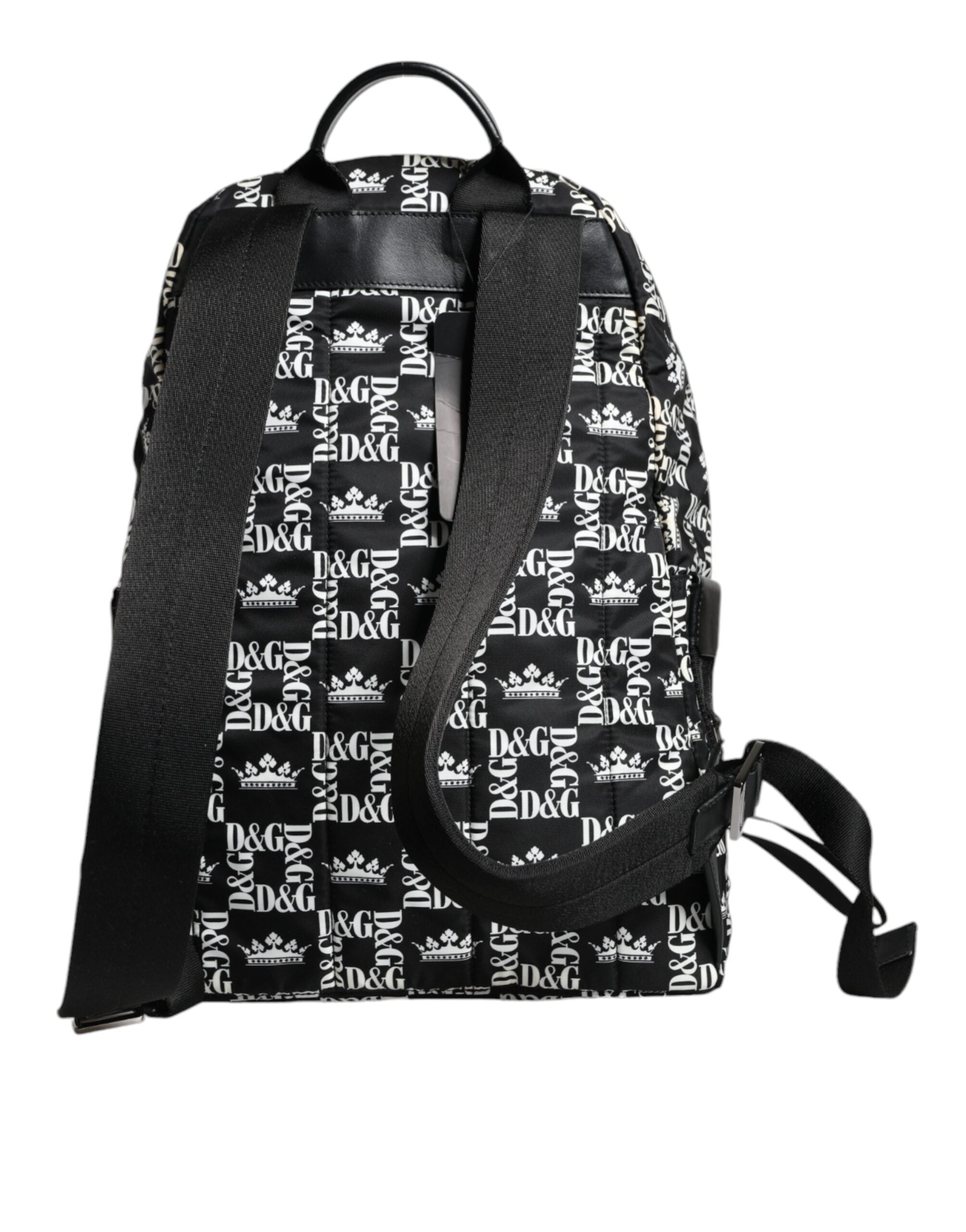 Dolce & Gabbana – Black & White DG Crown Backpack