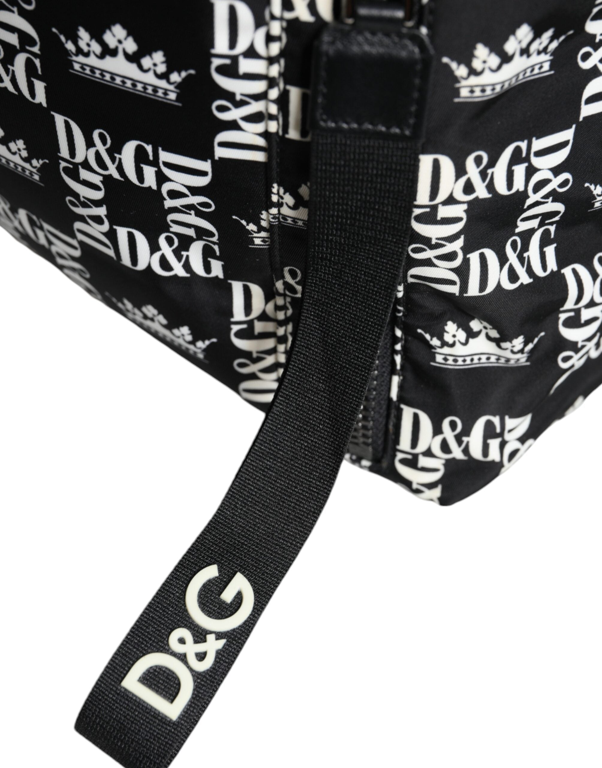 Dolce & Gabbana – Black & White DG Crown Backpack