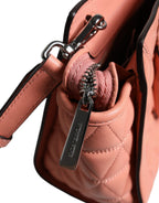 Michael Kors - Peach Quilted Leather Logo Crossbody