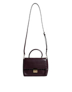 Michael Kors - Purple Leather Logo Plaque Crossbody
