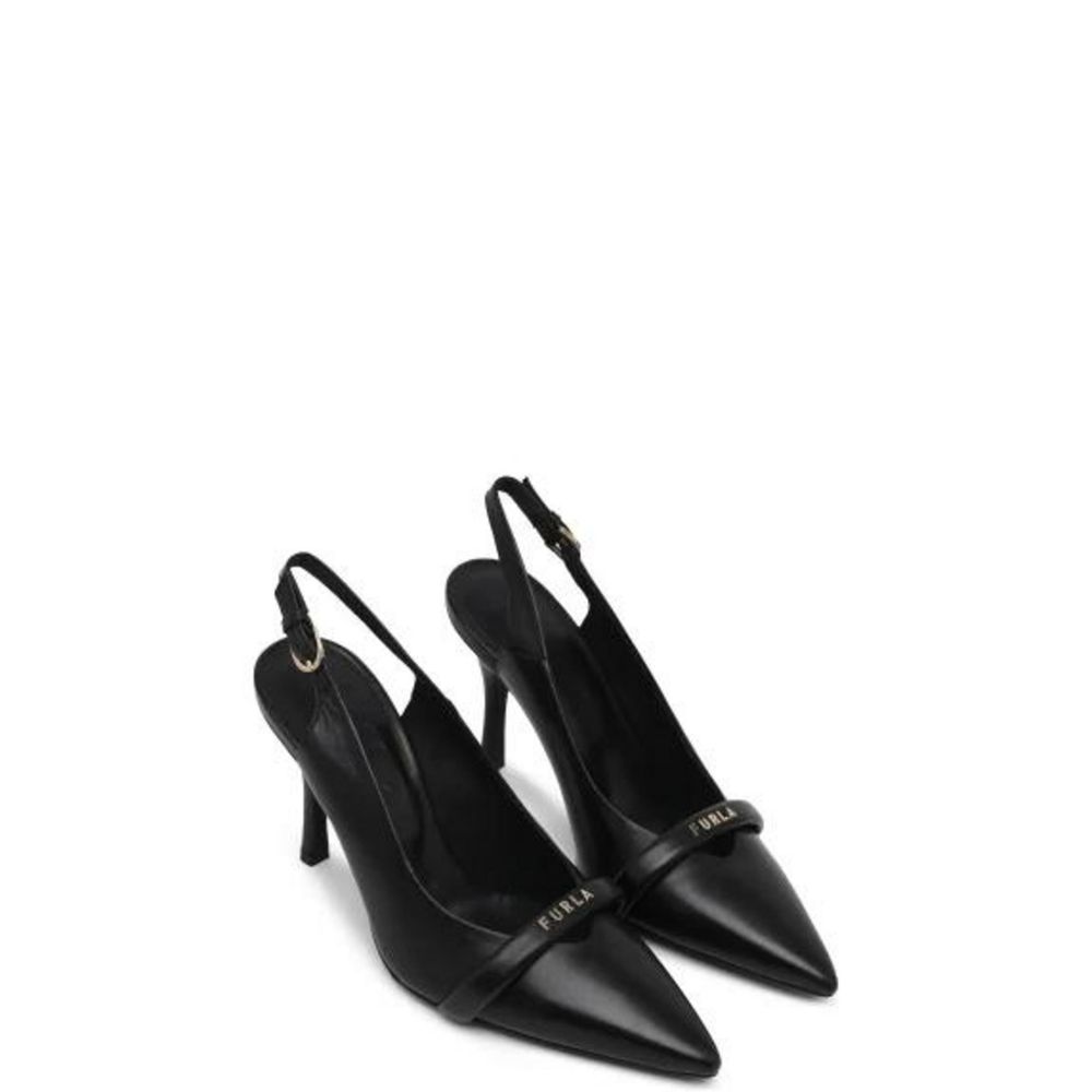 Furla - Black Leather High Heel