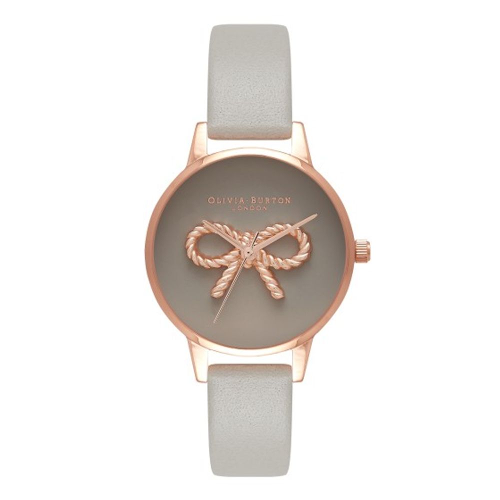 Olivia Burton - Gray Artificial Leather Watch