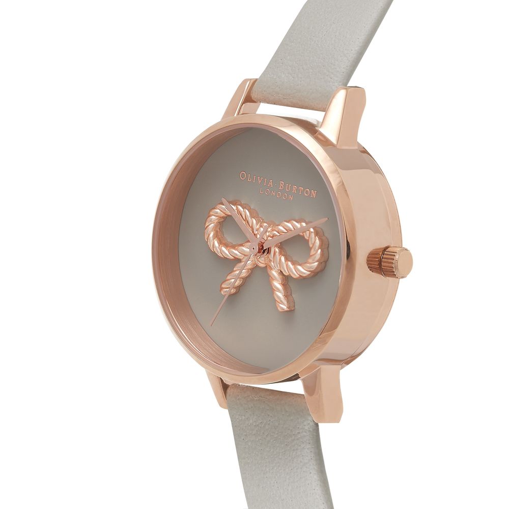 Olivia Burton - Gray Artificial Leather Watch