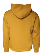 Dolce & Gabbana - Mustard DG Hooded Men Sweatshirt Sweater