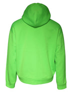 Dolce & Gabbana - Green Logo Hooded Pullover Men Sweatshirt Sweater