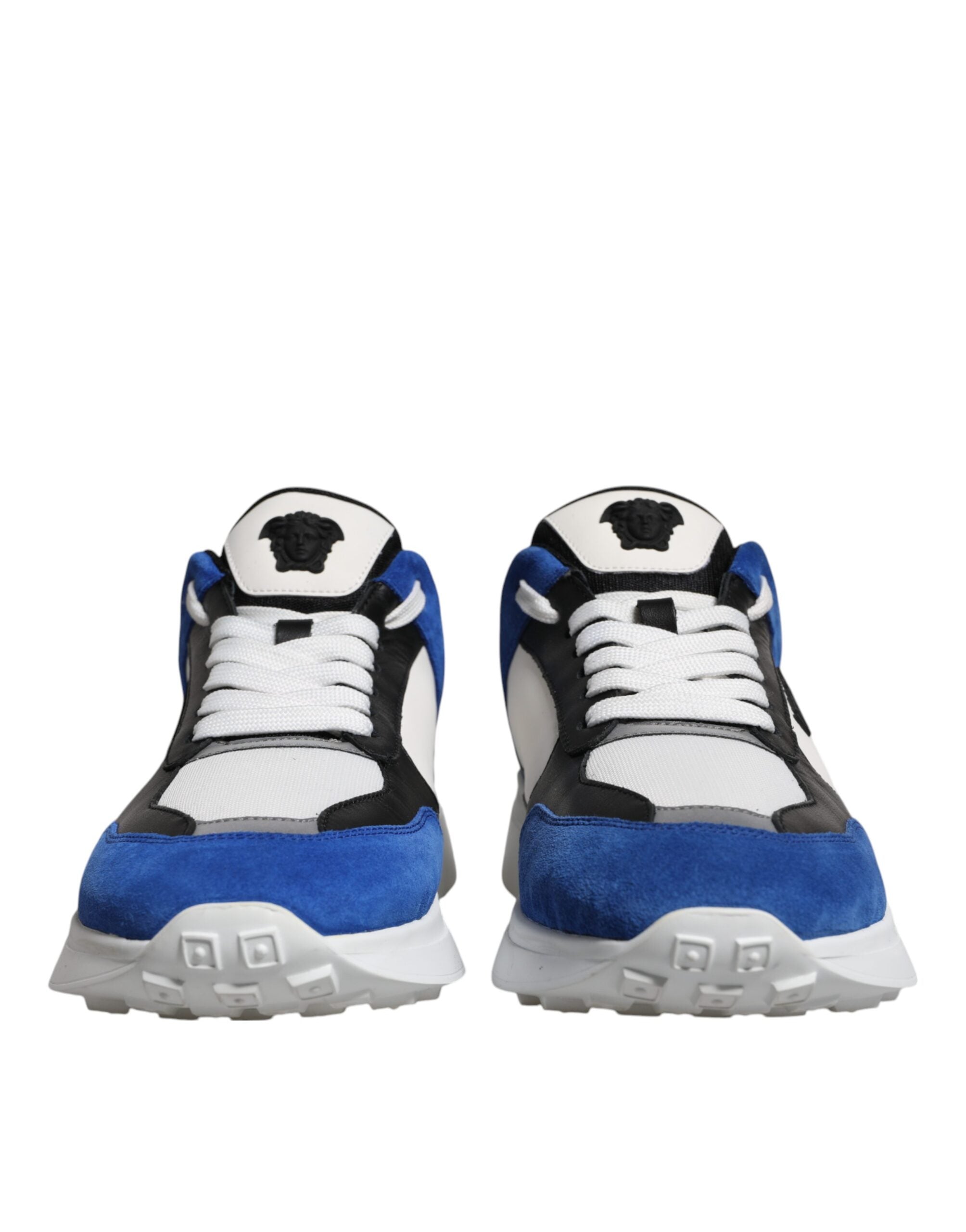 Versace - Multicolor Canvas Quad Fabric Medusa Low Top Sneakers