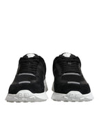 Versace - Black Canvas Quad Fabric Medusa Low Top Sneaker