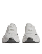 Dolce & Gabbana - White Silver DAYMASTER Leather Sneakers