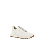 Brunello Cucinelli – Slip-On Sneakers with Jewel Detail