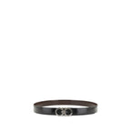 Ferragamo – Black Reversible Gancini Leather Belt