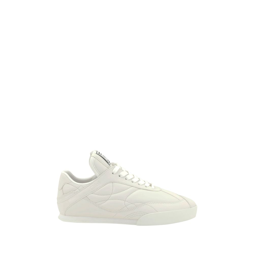 Chloé – White Kick Leather Sneakers